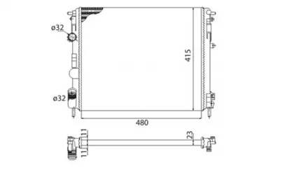 Теплообменник MAGNETI MARELLI 350213103503