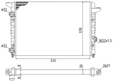 Теплообменник MAGNETI MARELLI 350213104403