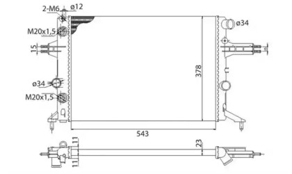 Теплообменник MAGNETI MARELLI 350213112003