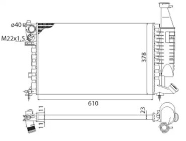 Теплообменник MAGNETI MARELLI 350213118003