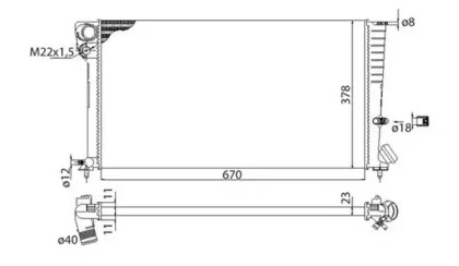 Теплообменник MAGNETI MARELLI 350213118103