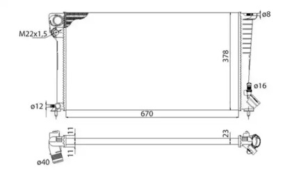 Теплообменник MAGNETI MARELLI 350213118503