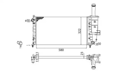 Теплообменник MAGNETI MARELLI 350213173003