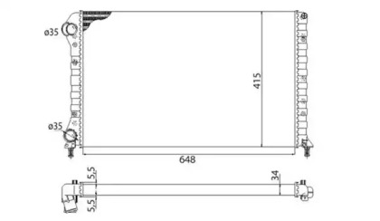 Теплообменник MAGNETI MARELLI 350213179003