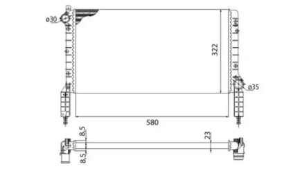 Теплообменник MAGNETI MARELLI 350213180003