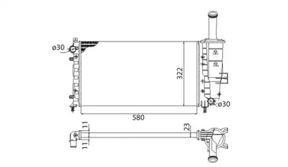 Теплообменник MAGNETI MARELLI 350213195003