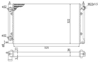 Теплообменник MAGNETI MARELLI 350213203003