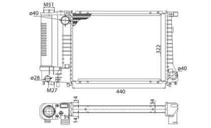 Теплообменник MAGNETI MARELLI 350213240003