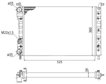 Теплообменник MAGNETI MARELLI 350213259003