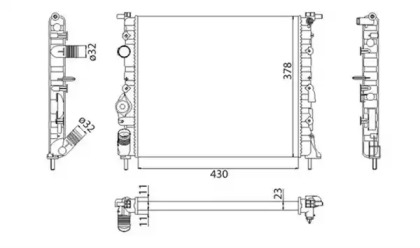 Теплообменник MAGNETI MARELLI 350213261003