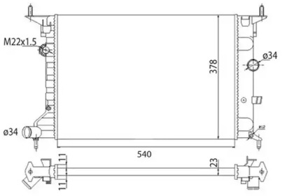 Теплообменник MAGNETI MARELLI 350213274003