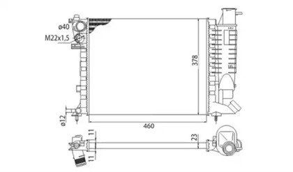 Теплообменник MAGNETI MARELLI 350213373003