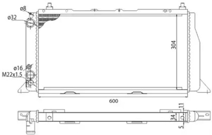 Теплообменник MAGNETI MARELLI 350213406003