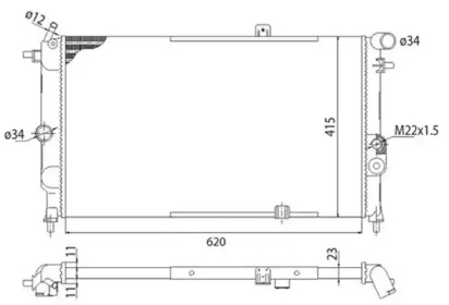 Теплообменник MAGNETI MARELLI 350213591003