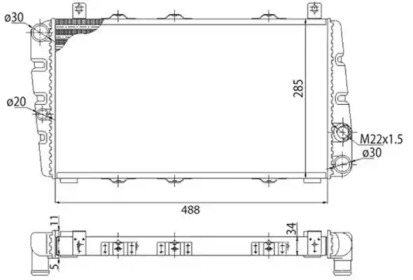 Теплообменник MAGNETI MARELLI 350213671003