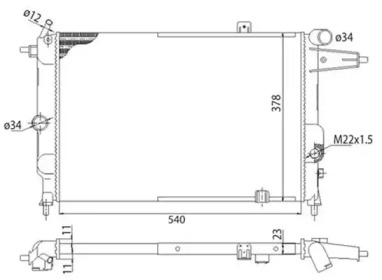 Теплообменник MAGNETI MARELLI 350213682003