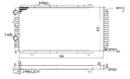 Теплообменник MAGNETI MARELLI 350213707003