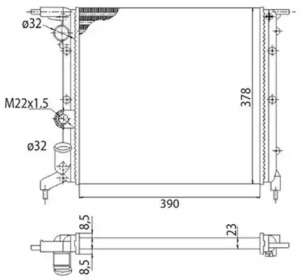 Теплообменник MAGNETI MARELLI 350213709003