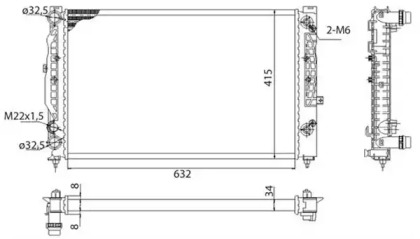 Теплообменник MAGNETI MARELLI 350213739003