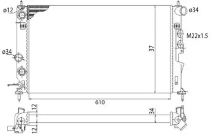 Теплообменник MAGNETI MARELLI 350213755003