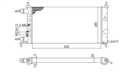 Теплообменник MAGNETI MARELLI 350213776003