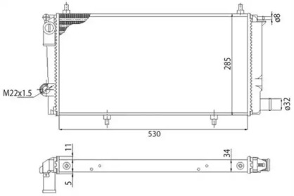 Теплообменник MAGNETI MARELLI 350213786003