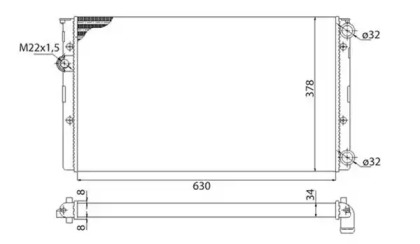 Теплообменник MAGNETI MARELLI 350213809003