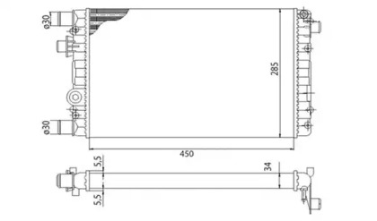 Теплообменник MAGNETI MARELLI 350213815003