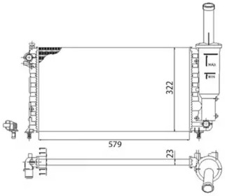 Теплообменник MAGNETI MARELLI 350213892003