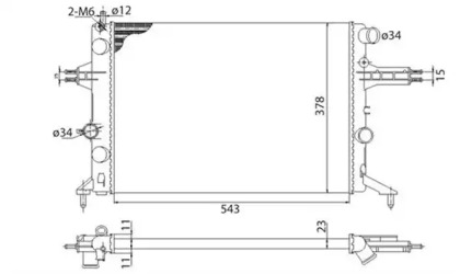 Теплообменник MAGNETI MARELLI 350213960003