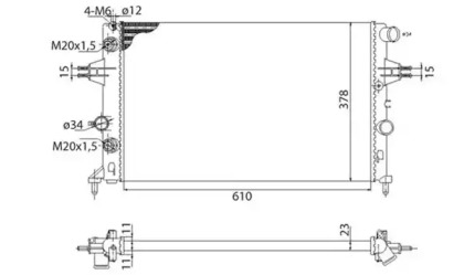 Теплообменник MAGNETI MARELLI 350213961003