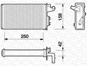 Теплообменник MAGNETI MARELLI 350218052000