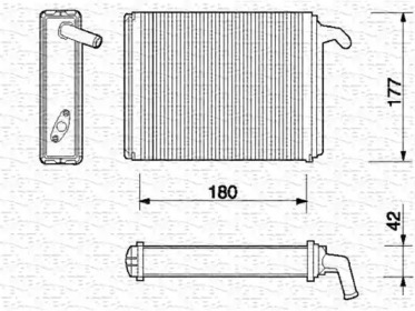 Теплообменник MAGNETI MARELLI 350218054000