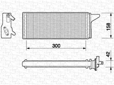 Теплообменник MAGNETI MARELLI 350218058000