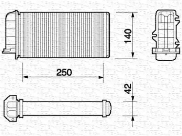 Теплообменник MAGNETI MARELLI 350218059000