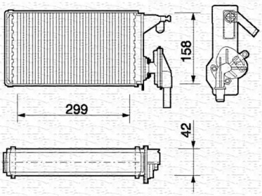 Теплообменник MAGNETI MARELLI 350218063000