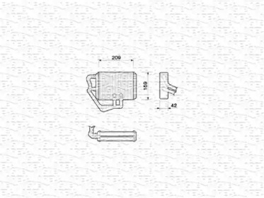 Теплообменник MAGNETI MARELLI 350218065000