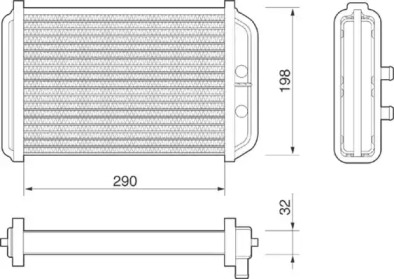 Теплообменник MAGNETI MARELLI 350218068000