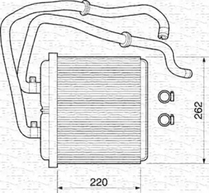 Теплообменник MAGNETI MARELLI 350218072000