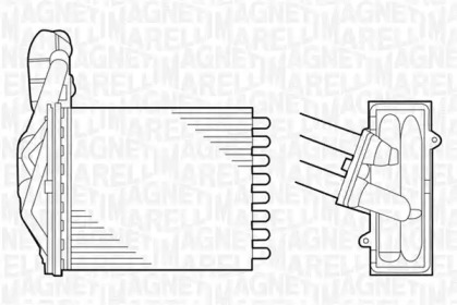 Теплообменник MAGNETI MARELLI 350218075000