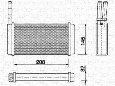 Теплообменник MAGNETI MARELLI 350218151000