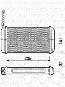 Теплообменник MAGNETI MARELLI 350218156000