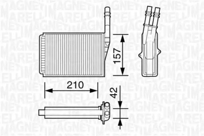 Теплообменник MAGNETI MARELLI 350218157000