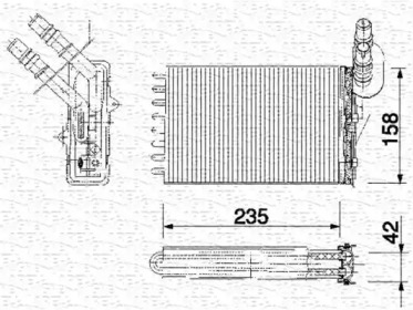 Теплообменник MAGNETI MARELLI 350218159000