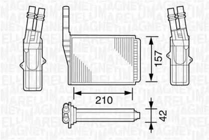 Теплообменник MAGNETI MARELLI 350218161000