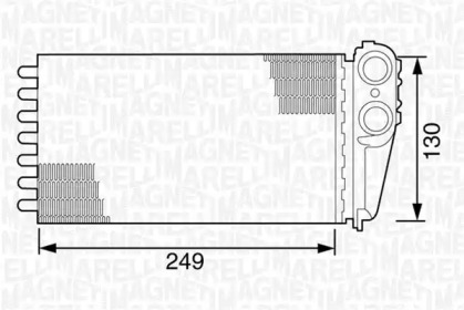 Теплообменник MAGNETI MARELLI 350218162000