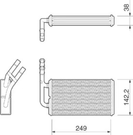 Теплообменник MAGNETI MARELLI 350218210000