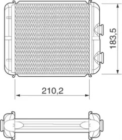 Теплообменник MAGNETI MARELLI 350218216000