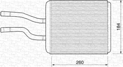 Теплообменник MAGNETI MARELLI 350218219000