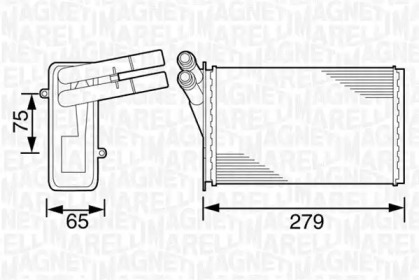 Теплообменник MAGNETI MARELLI 350218220000